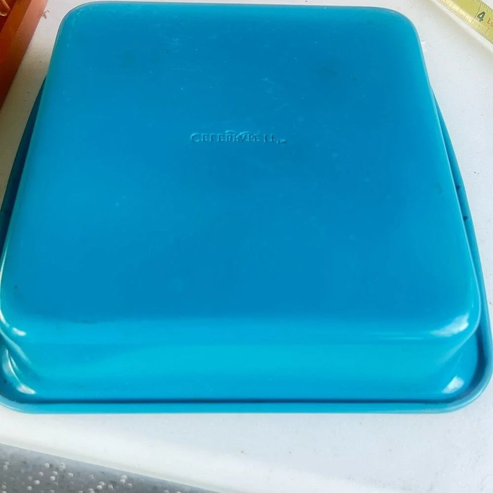 Square Baking Pan Dish non-slip handles‎ СЕГЕВВУРЕ ILI MT Blue  8